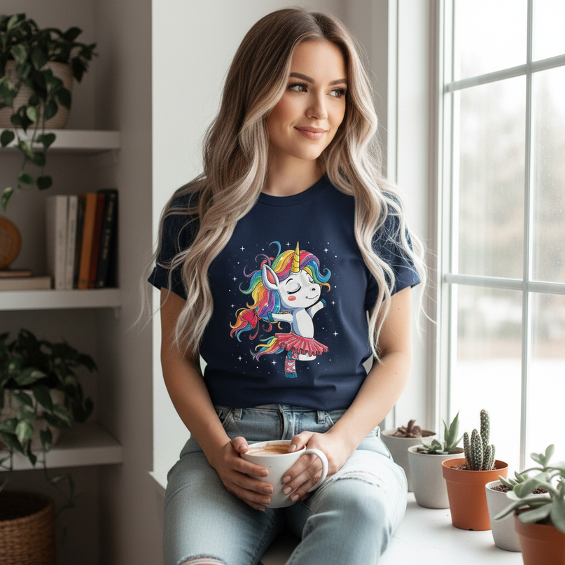 dark unicorn shirt - lifestyle
