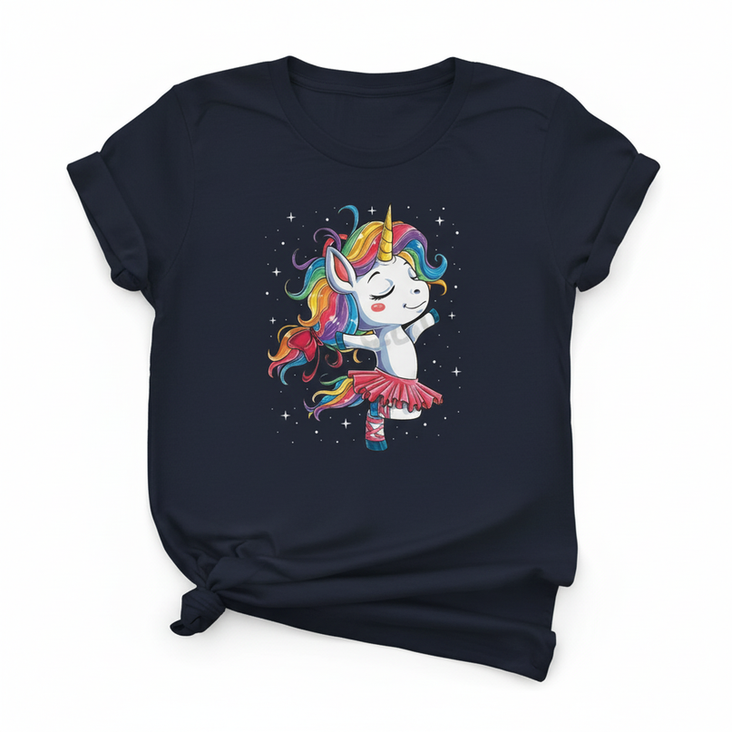 dark unicorn shirt - white-bg