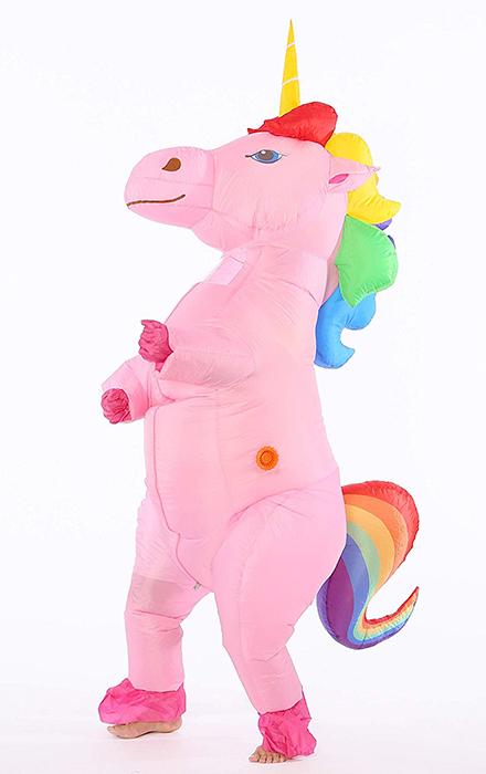 Unicorn Inflatable Costume Rainbow