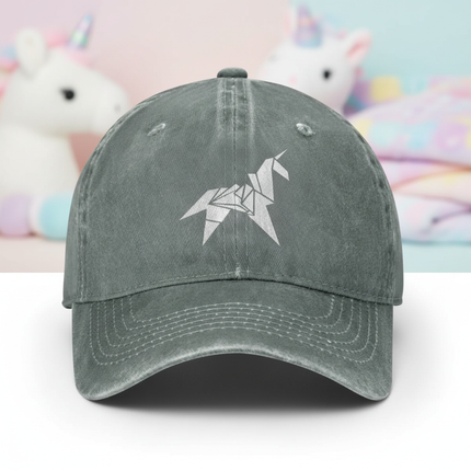 distressed unicorn cap - lifestyle