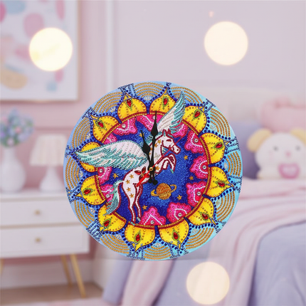 diy unicorn clock - lifestyle