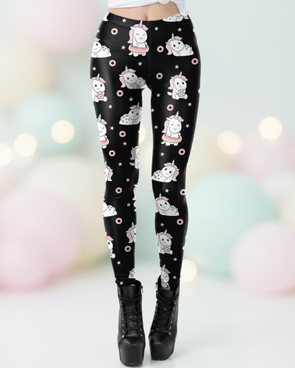 donuts unicorn leggings - lifestyle