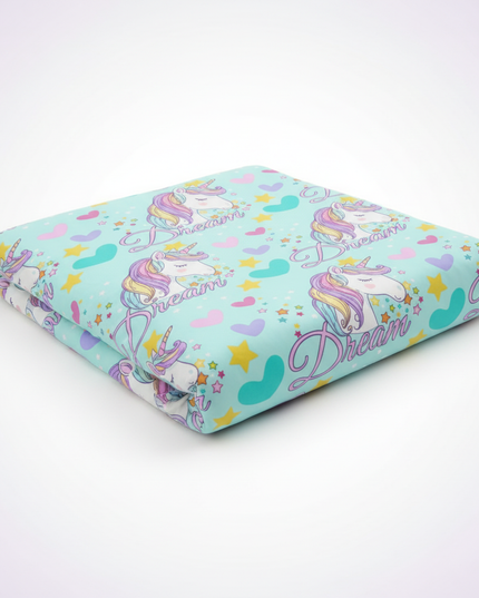 dream heart mint unicorn bedding - white-bg