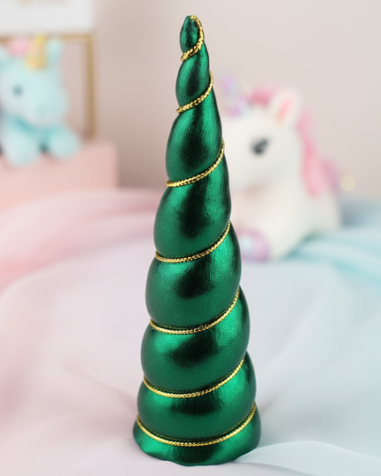 emerald unicorn horn - lifestyle