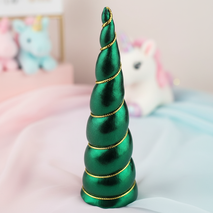 emerald unicorn horn - lifestyle
