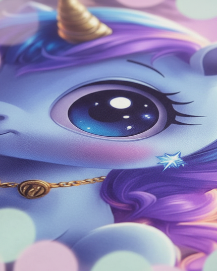 enchanted baby unicorn bedding - detail