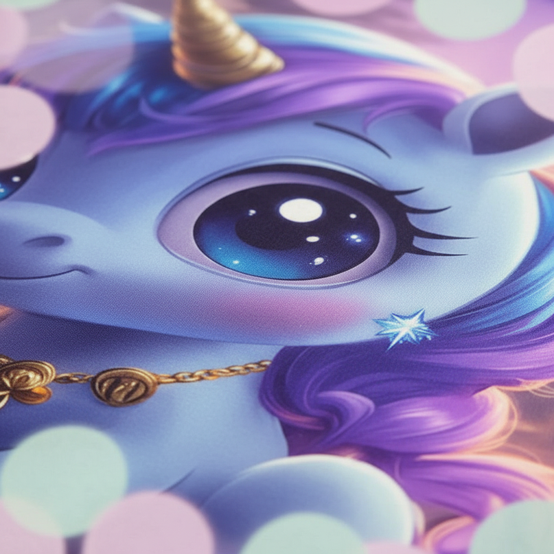 enchanted baby unicorn bedding - detail