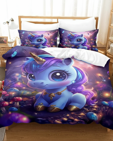 enchanted baby unicorn bedding - lifestyle