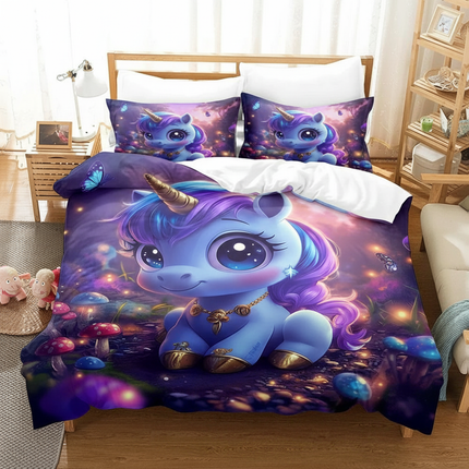 enchanted baby unicorn bedding - lifestyle