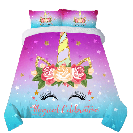 Cotton Unicorn Bed Set