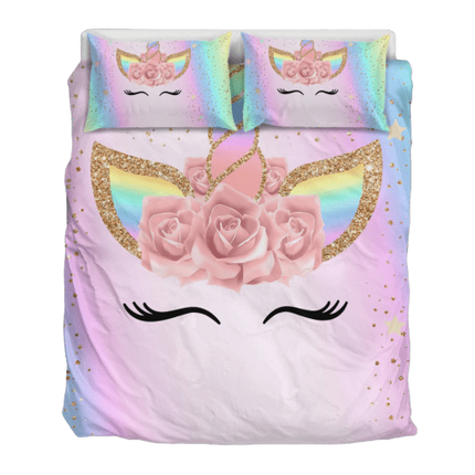 Blooming Crown Unicorn Bed Set