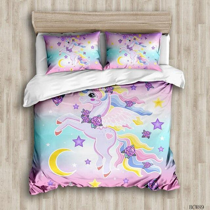 Girly Style Unicorn Bed Set
