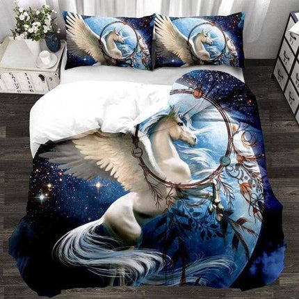 Realistic Unicorn Bed Set