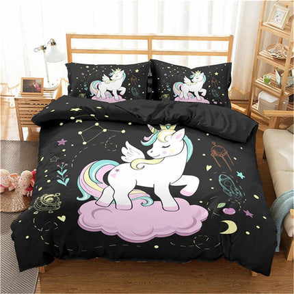 Night Stars Unicorn Bed Set