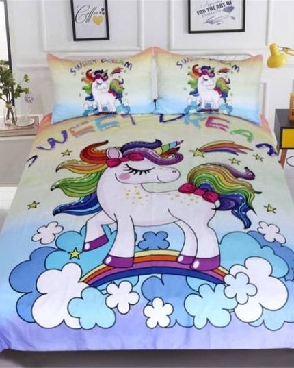 Sweet Whimsy Unicorn Bed Set