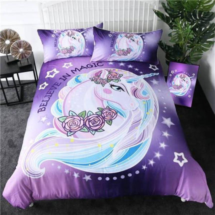 Gentle Night Unicorn Bed Set