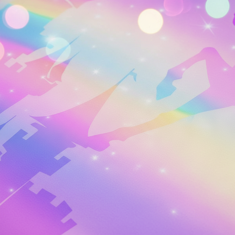 fantasy unicorn bedding - detail