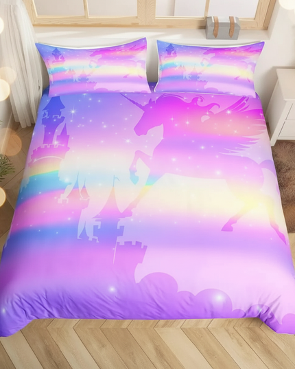 fantasy unicorn bedding - lifestyle