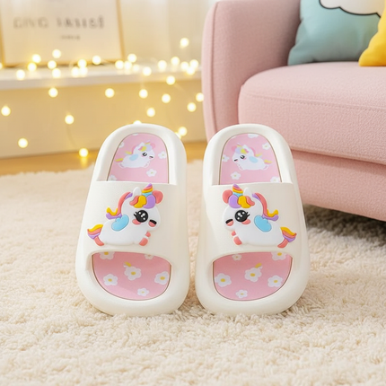floral unicorn slippers - lifestyle