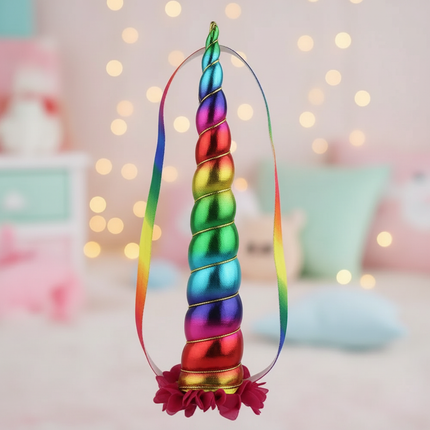 flower unicorn headband - lifestyle