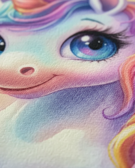 fluffy unicorn rug - detail