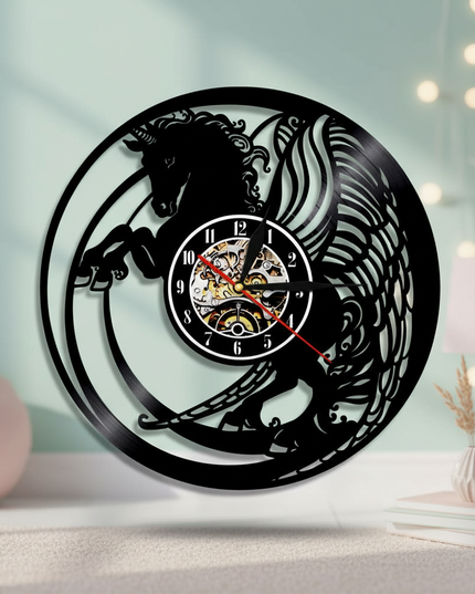 flying unicorn clock - lifestyle