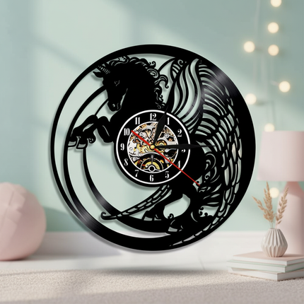 flying unicorn clock - lifestyle