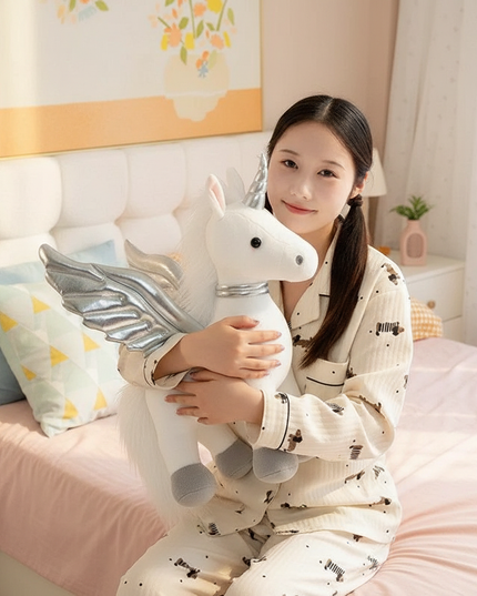 flying unicorn stuffed animal - in-use