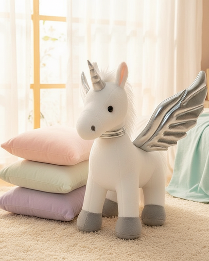 flying unicorn stuffed animal - lifestyle