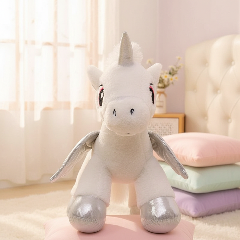 flying winged unicorn plush - lifestyle