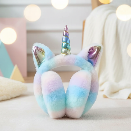 foldable unicorn earmuffs - lifestyle