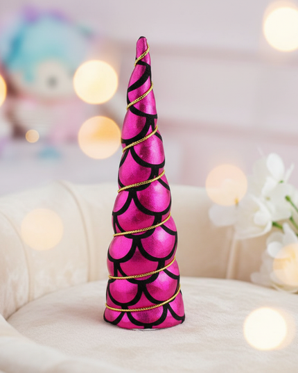 fuchsia mermaid unicorn horn - lifestyle