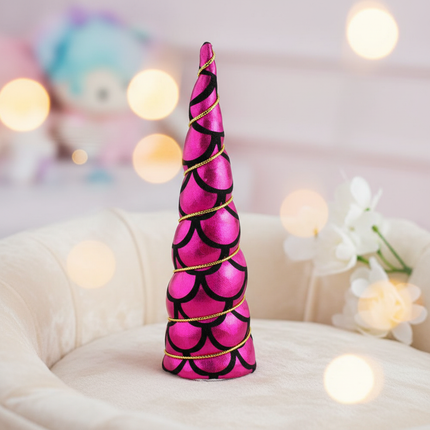 fuchsia mermaid unicorn horn - lifestyle