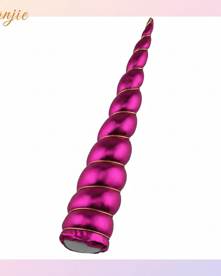 fuchsia unicorn horn cosplay prop - white-bg