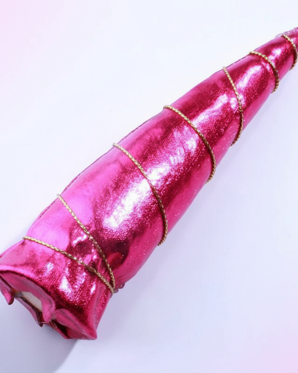 fuchsia unicorn horn - white-bg