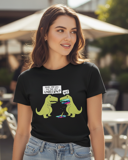 funny dinosaur unicorn shirt - lifestyle