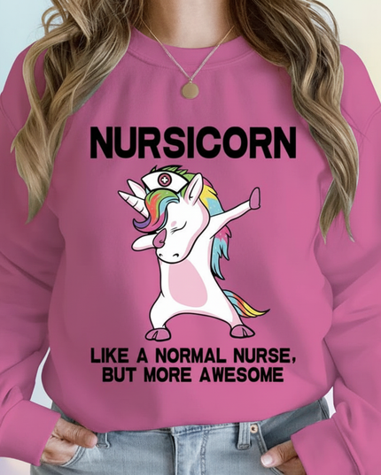 funny nurse unicorn sweater - lifestyle