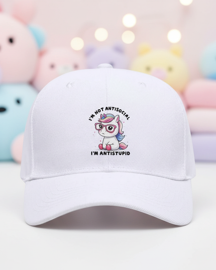 funny unicorn cap - lifestyle