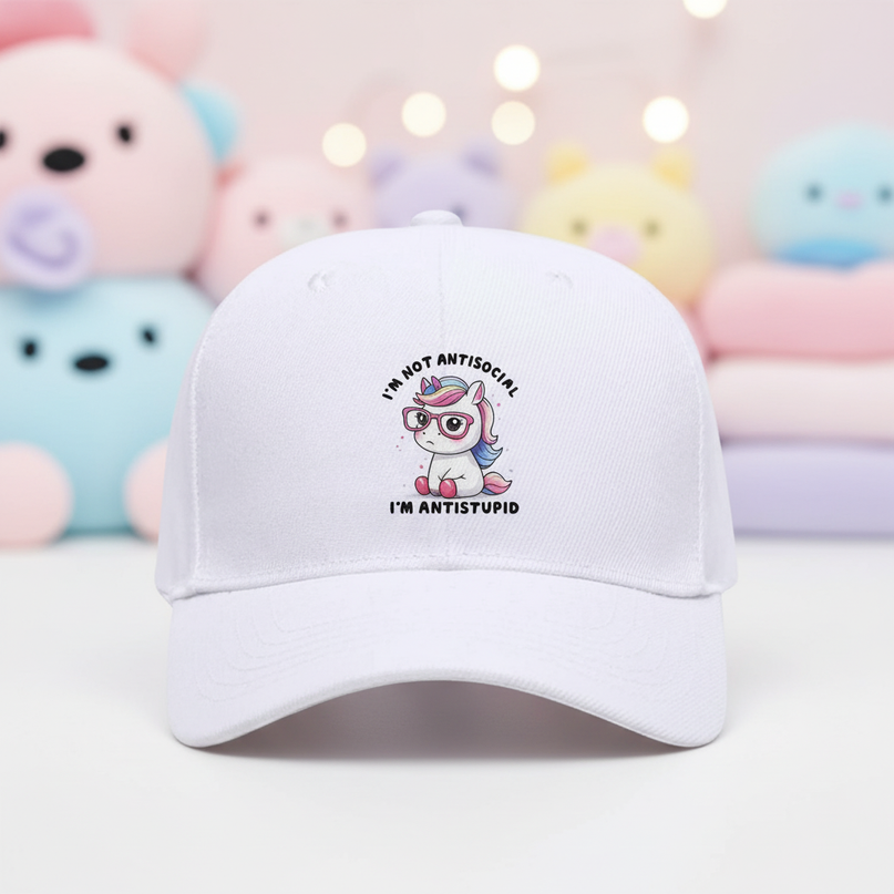 funny unicorn cap - lifestyle