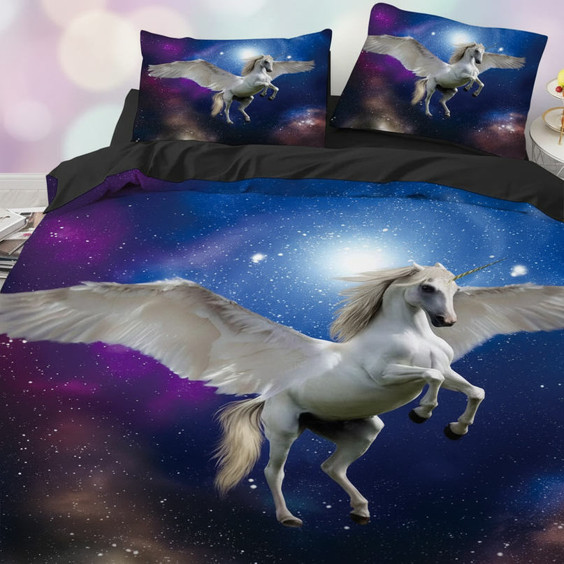 galaxy pegasus bedding - detail