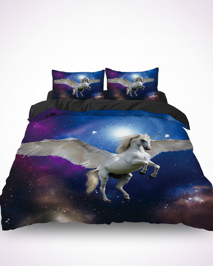 galaxy pegasus bedding - white-bg
