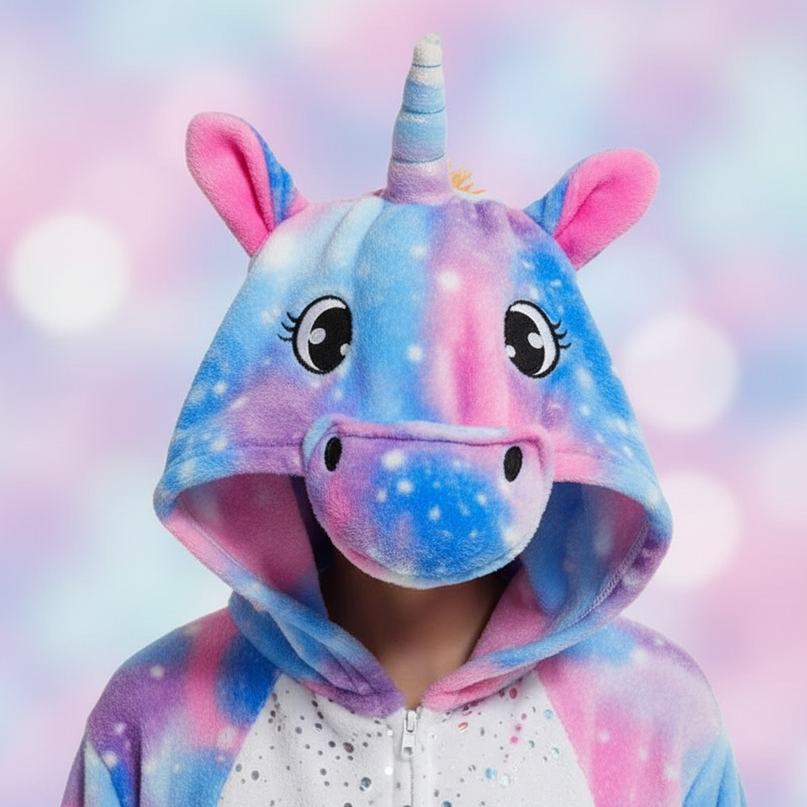 galaxy unicorn onesie - detail