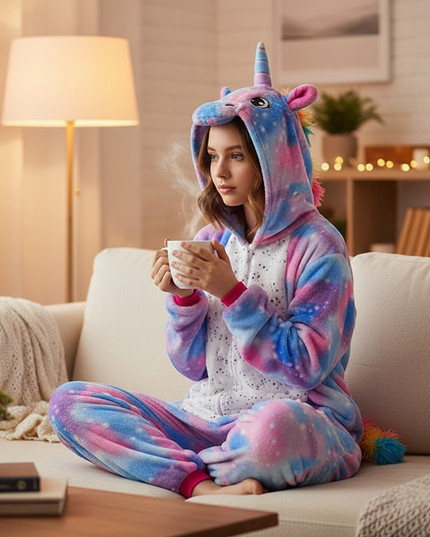 galaxy unicorn onesie - lifestyle