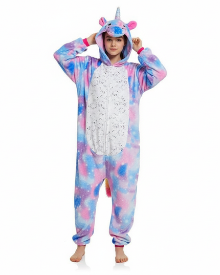 galaxy unicorn onesie - white-bg