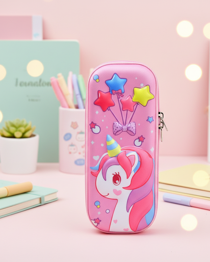 galaxy unicorn pencil case - lifestyle