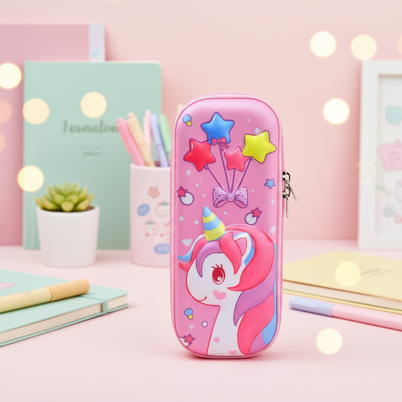 galaxy unicorn pencil case - lifestyle