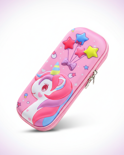 galaxy unicorn pencil case - white-bg