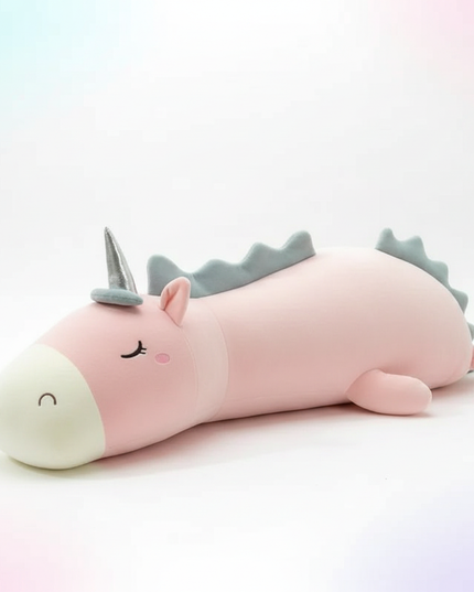 giant lovely unicorn plush toy - white-bg