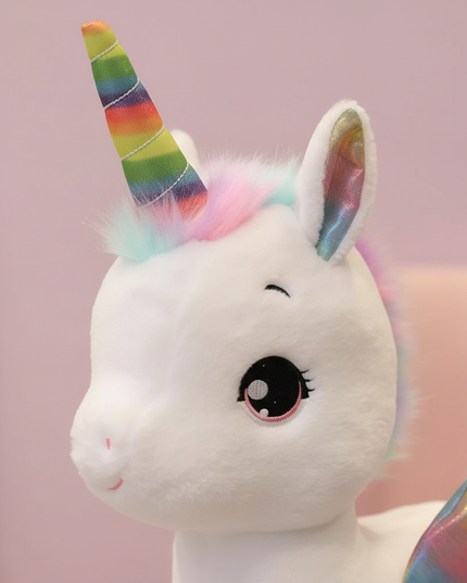 giant size unicorn plush - detail