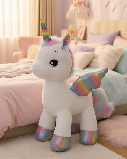 giant size unicorn plush - lifestyle